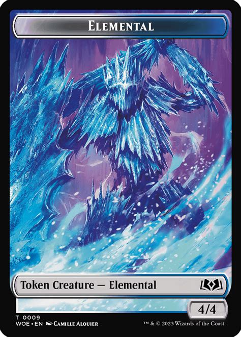 4 4 elemental token